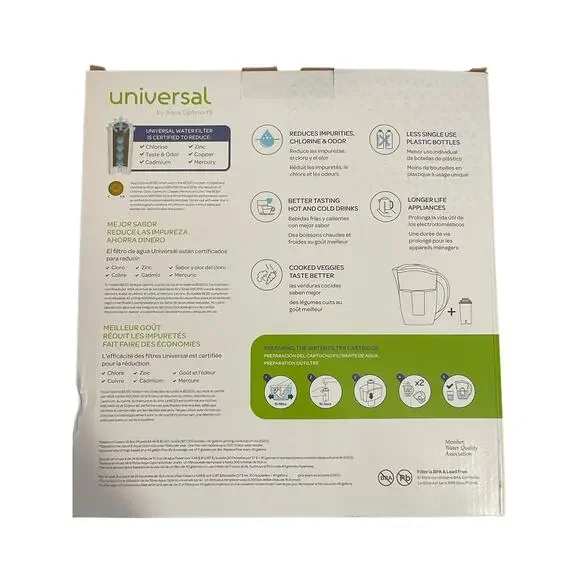 Aqua Optima NEW Water Filter Pitcher with 1 Universal Filter - LARGE - Picture 4 of 7